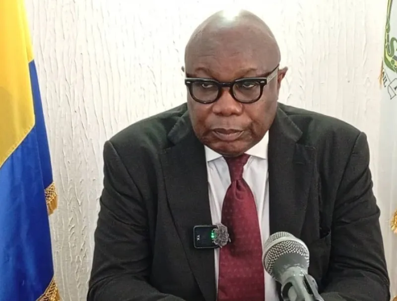 Maganga Moussavou, président du Parti social démocrate (PSD) 