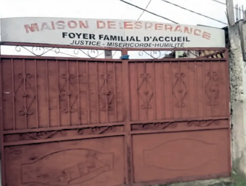 La ‘‘Maison de l’Espérance’’, un des Centres d’accueil mis en demeure