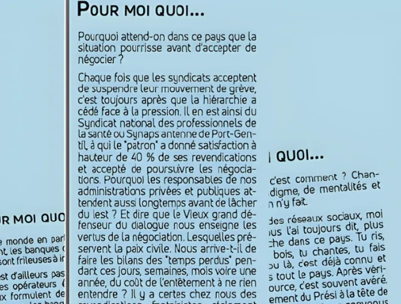 La rubrique Makaya dans l'union