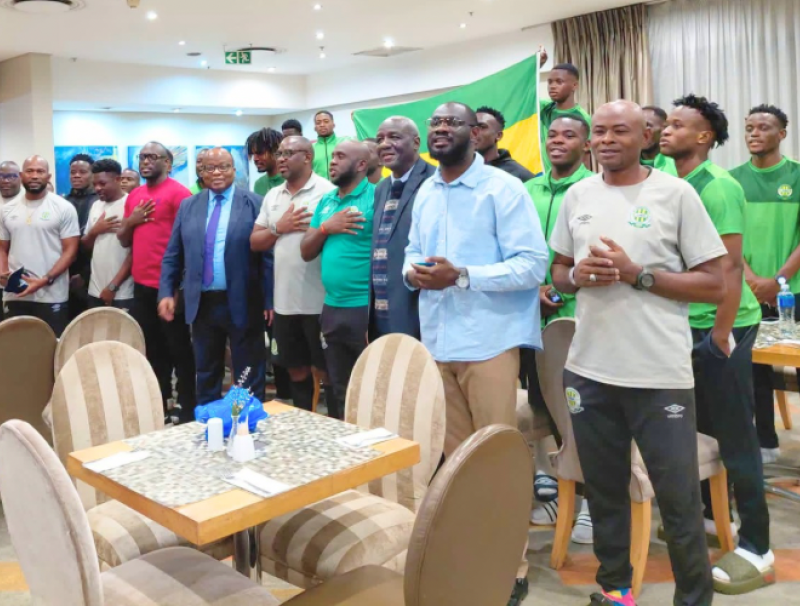 Ligue des champions : l’AS Mangasport reçoit le soutien du Haut-Commissaire du Gabon en Afrique du Sud