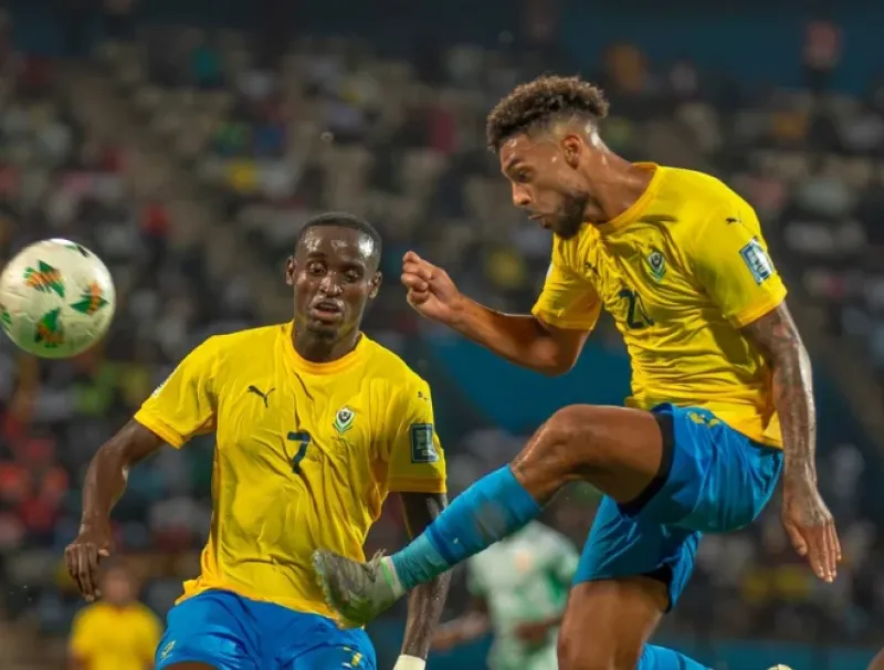 Préparation du match Gabon-Lesotho