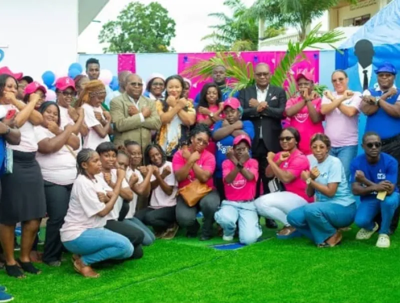 Novembre bleu : Lambaréné accueille le « Village Rose et Bleu »