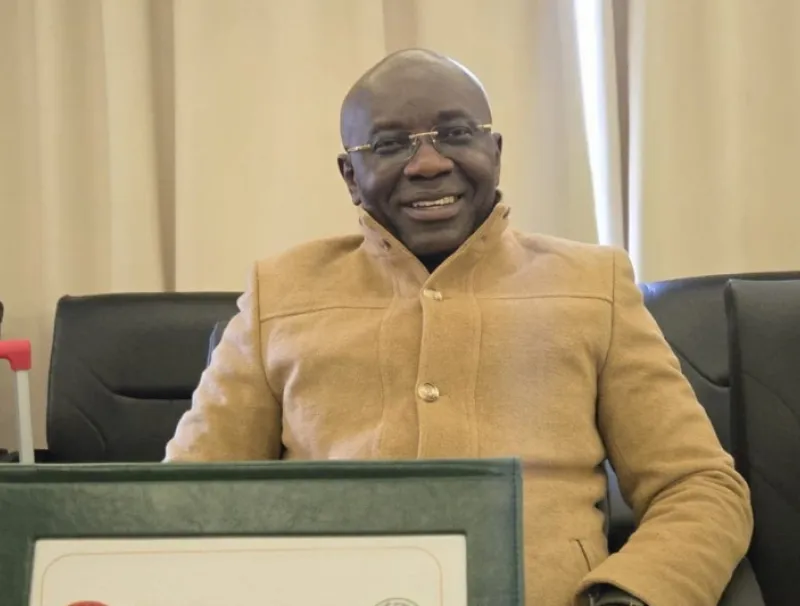 Me Florent Mounguengui, président de la Chambre nationale d'huissiers de justice du Gabon