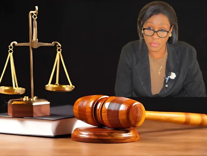 Me Gisèle Eyue Bekale, qui a fustigé la démarche des éléments de la DGR. © DR