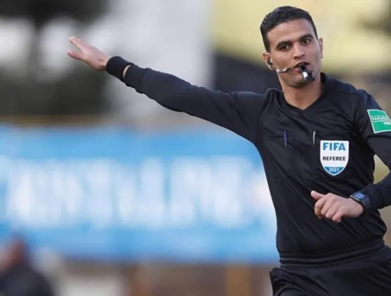 L’arbitre tunisien, Mehrez Melki