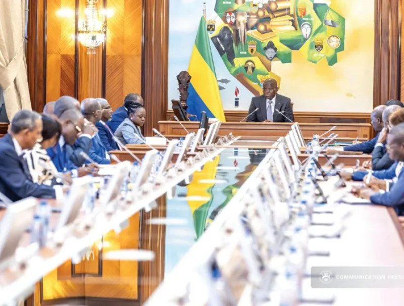 Conseil des ministres au Gabon