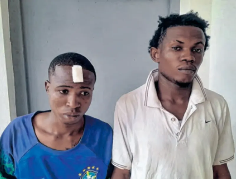 Ndolou Okouélé et Chrisny Mogho, présumés voleurs