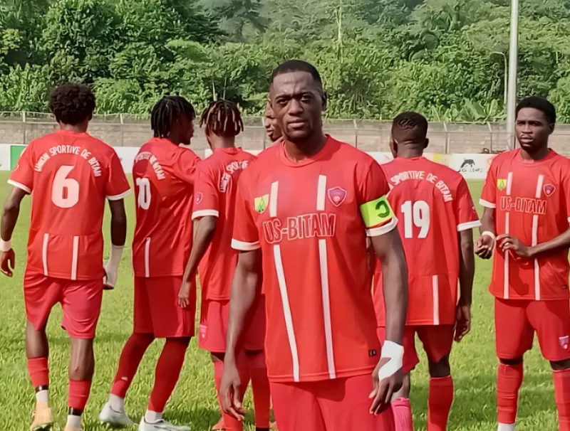 Ngomo Obiang, capitaine de l'Union sportive de Bitam