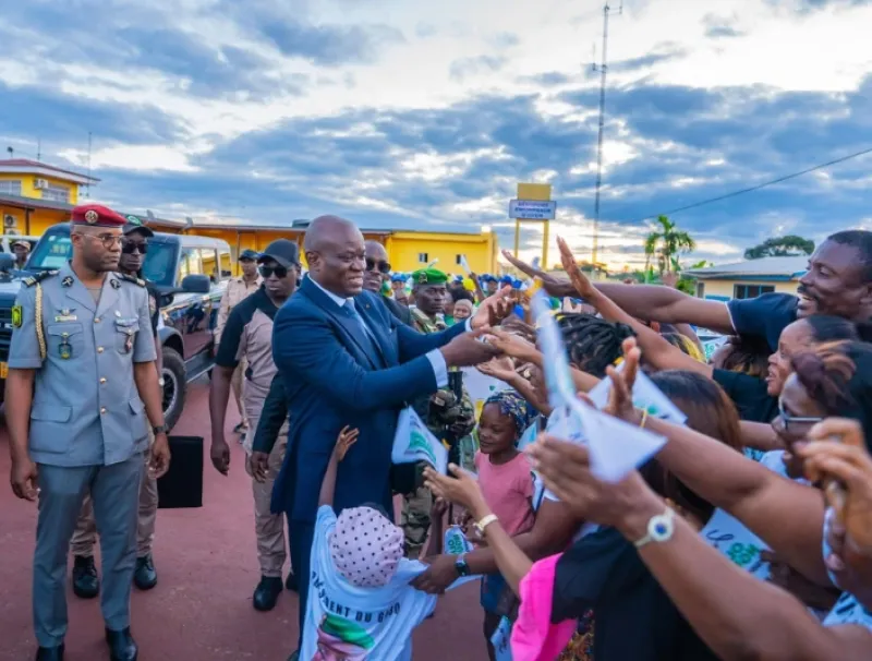 Oligui Nguema à Oyem depuis hier
