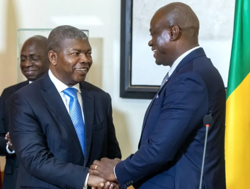 Phase du tête-à-tête entre le chef de l’Etat, Brice Clotaire Oligui Nguema et son homologue angolais João Lourenço