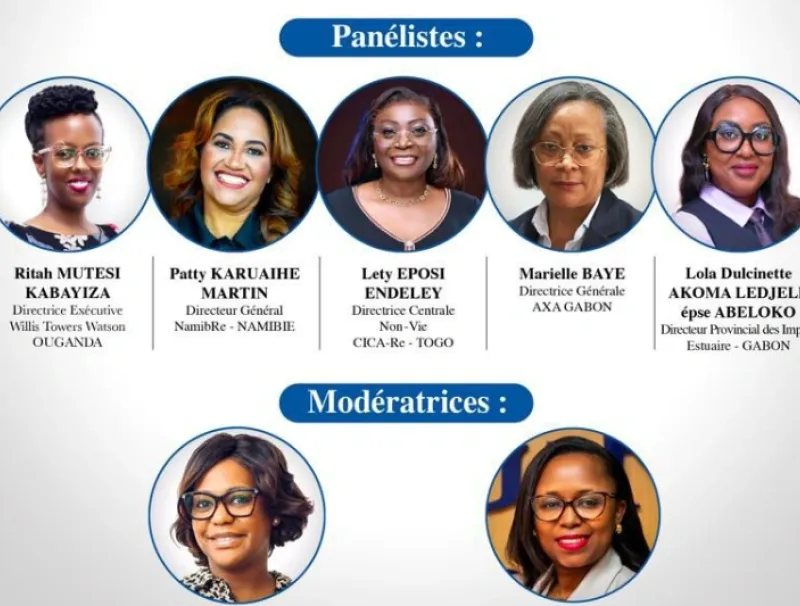 Une vue des participantes au webinaire de La Communauté des dirigeantes africaines 