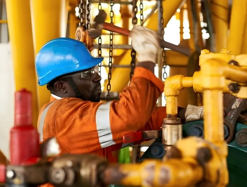 Installations de la société Perenco à Perenco à Coucal