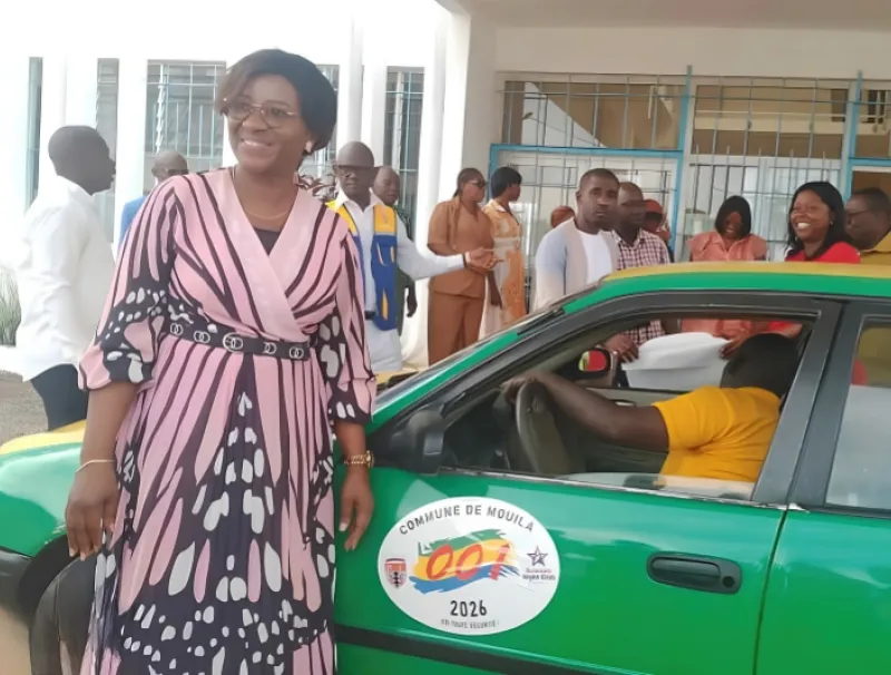 Premier adjoint au maire de Mouila, Olive Louembet