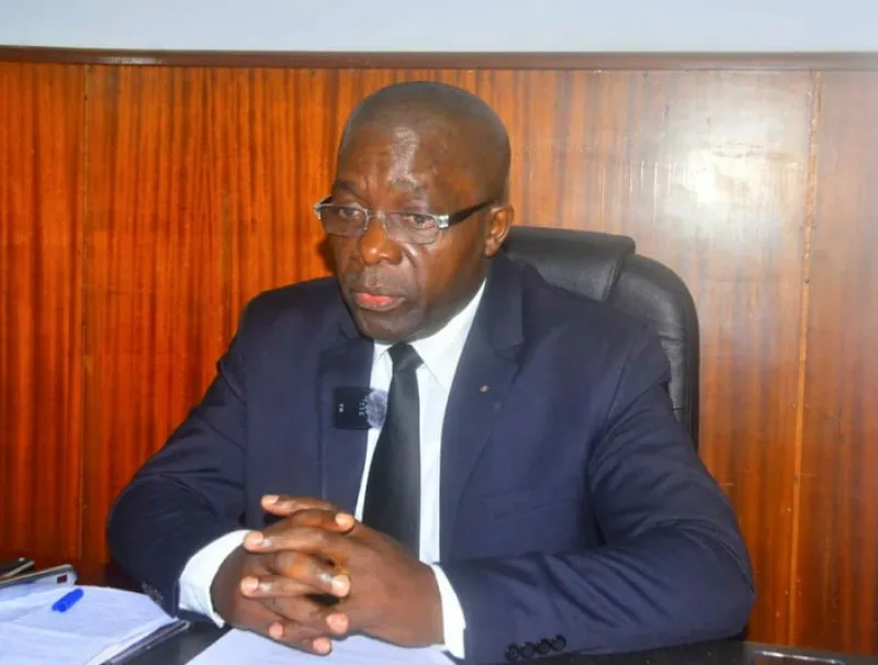 Raphaël Mangouka, procureur de la République près le Tribunal de première instance d'Oyem