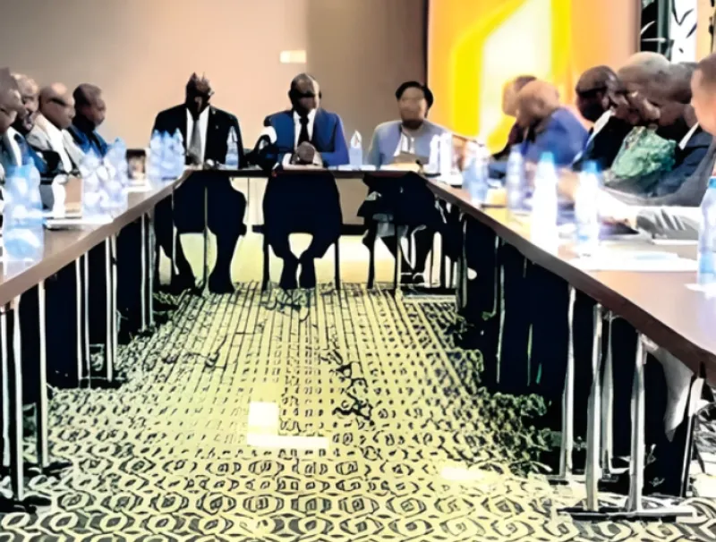 Vue de la rencontre présidée par le secrétaire général de l’UDB, Mays Mouissi