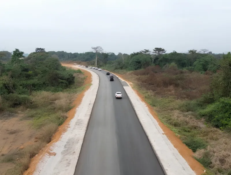 La route Ndendé-Doussala