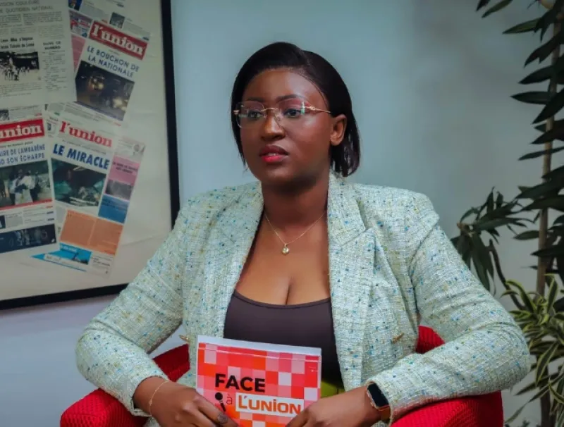 Rudy HOMBENET ANVINGUI, journaliste à l'union
