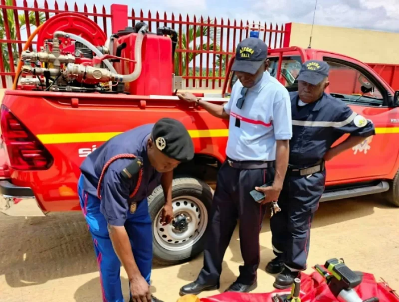Célébration de la Journée internationale des sapeurs-pompiers à Makokou