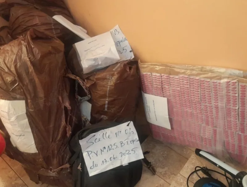 Scellés de drogue du haut-ogooué