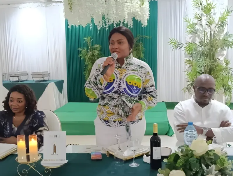 La sénatrice de Mulundu, Nadia Christelle Koye