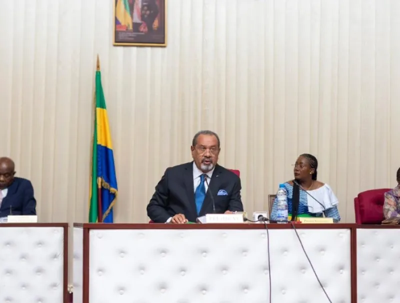 Guy-Bertrand Mapangou, président du Conseil Economique, Social, Economique, Environnemental et Culturel