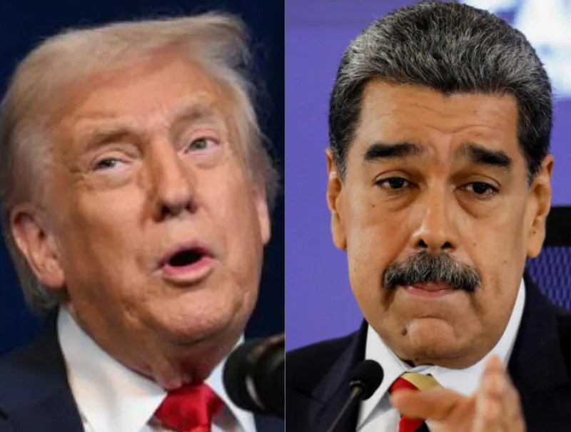 Donald Trump, président des États-Unis et Nicolas Maduro, président du Vénézuela