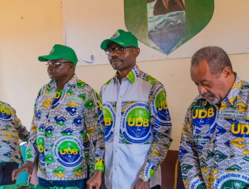 Une des étapes de la tournée du secrétaire général de l’UDB dans la province de la Ngounié.