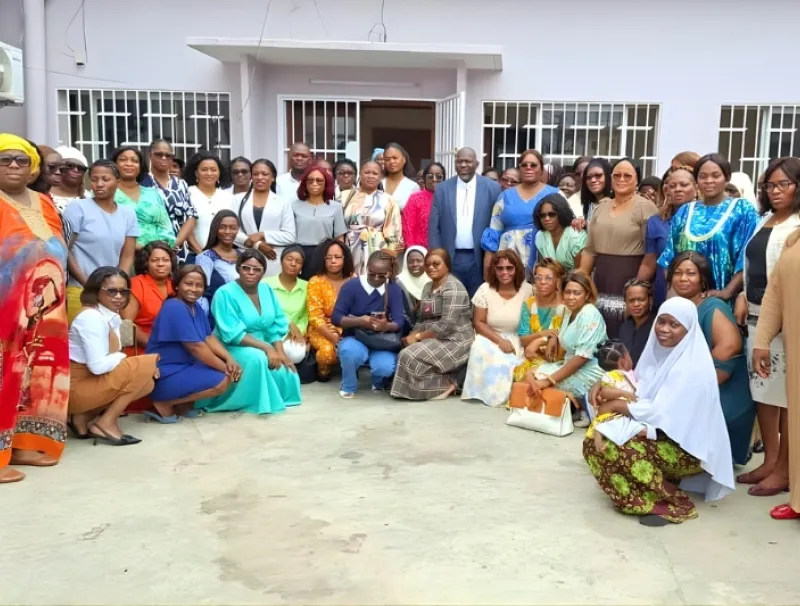 Les prestataires de la santé “mère-enfant” lors du lancement de l’atelier.