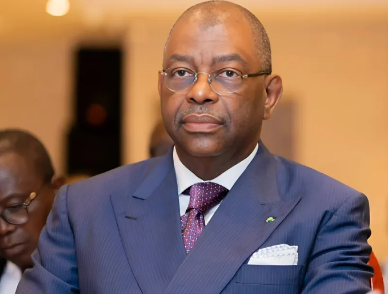 Le vice-président gabonais en charge du gouvernement, Alexandre Barro Chambrier