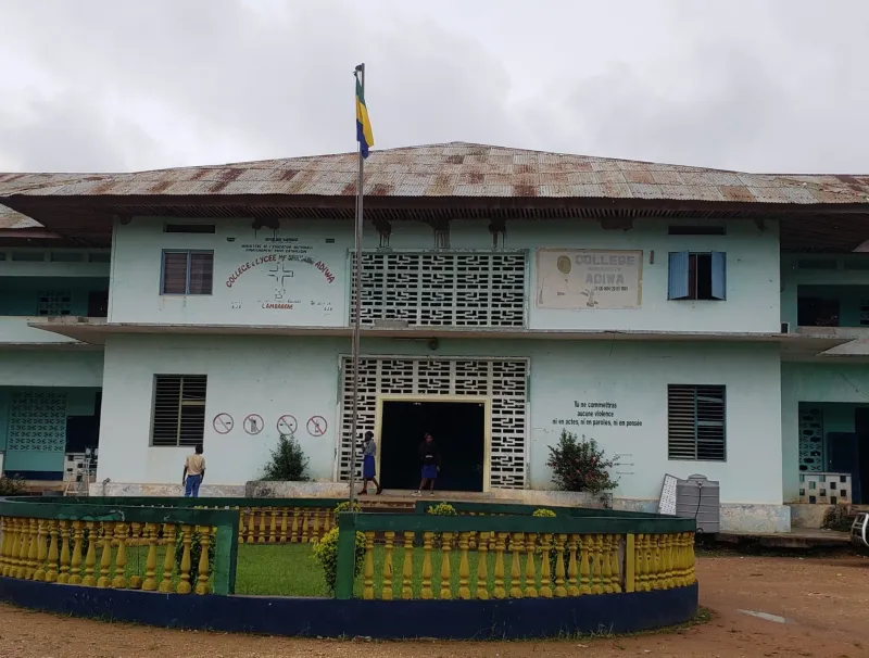 Le Lycée & Collège Jean Baptiste Adiwa, où des apprenantes ont été victimes de transes.