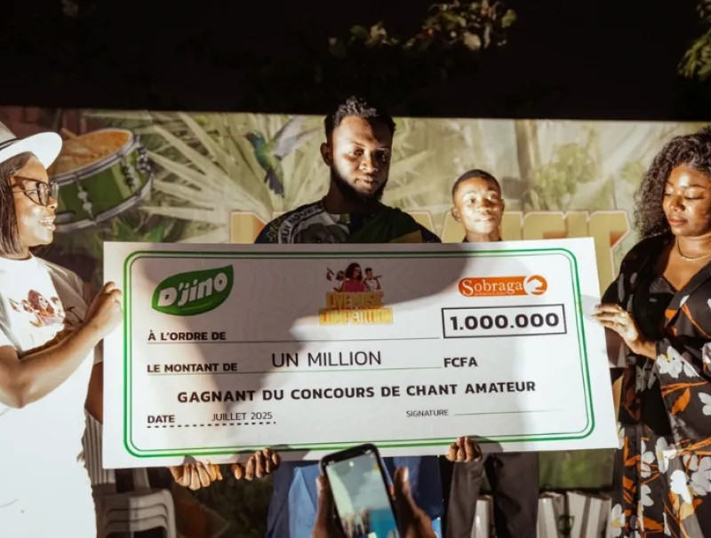 Aaron Louwamou sacré grand gagnant du Djino Live Music