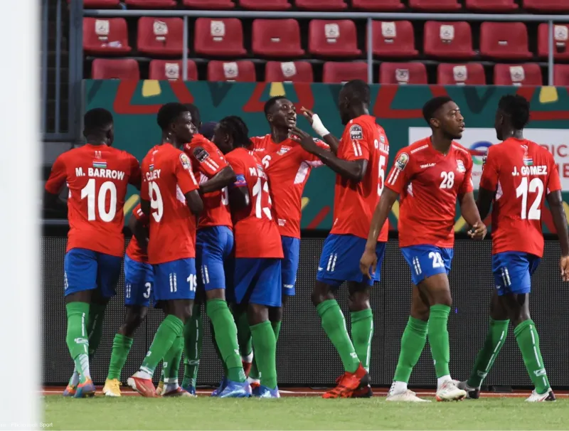 Les Gambiens ont laissé filer la victoire hier.