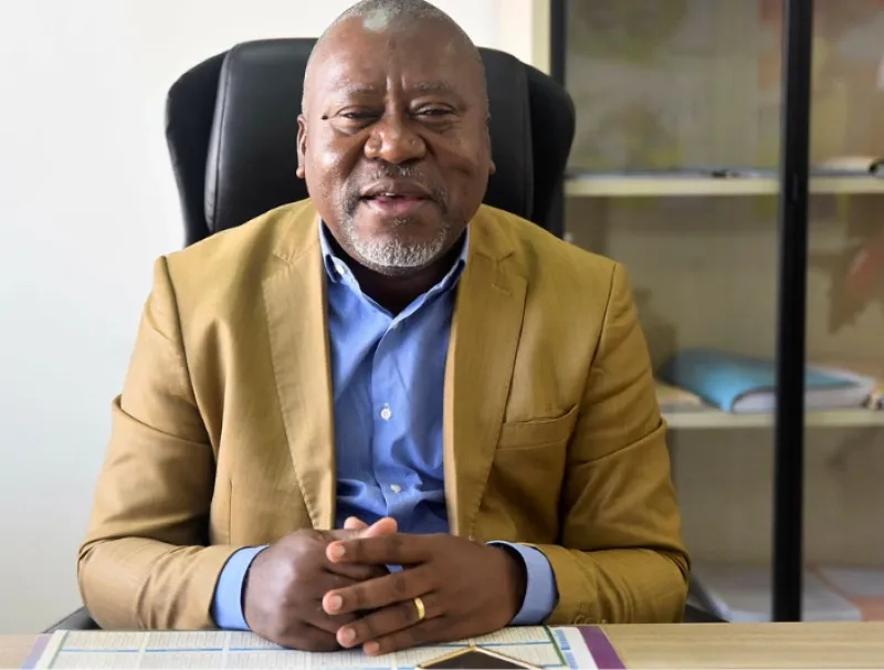 Brice Mbika Ndjambou, président de la Linafp. © Jocelyn Abila