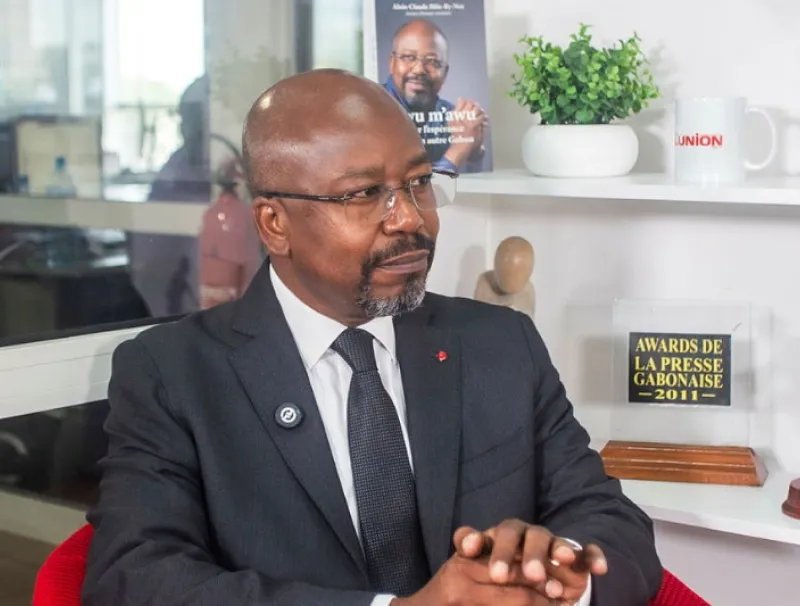 Alain-Claude Bilie-By-Nze lors de son passage dans l'émission Face à L'Union