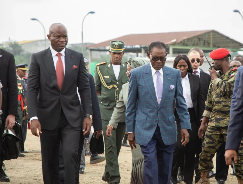 Coopération Gabon-Guinée Équatoriale : Brice Clotaire Oligui Nguema et Obiang Nguema Mbasogo procèdent à la mise en service du réseau d’interconnexion électrique.