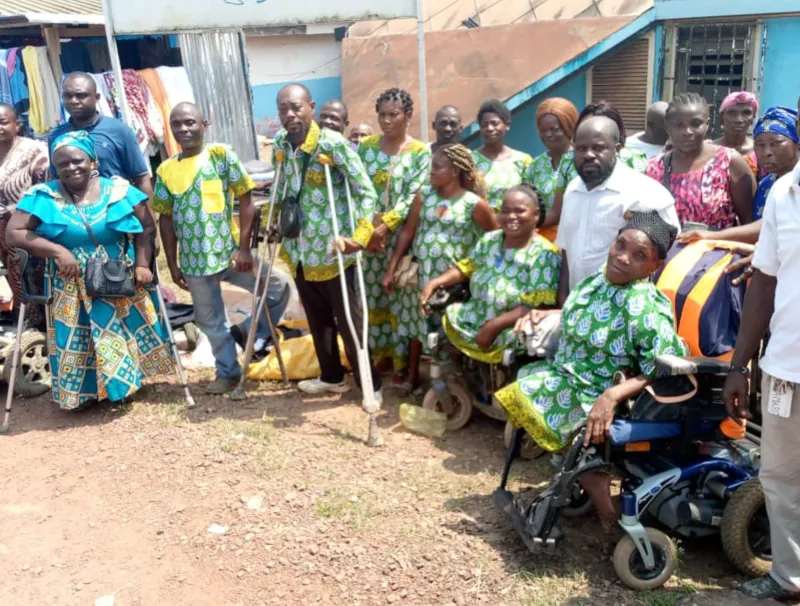 Franceville : Les personnes vivant avec un handicap veulent que Brice Clotaire Oligui Nguema soit candidat à l'élection présidentielle 