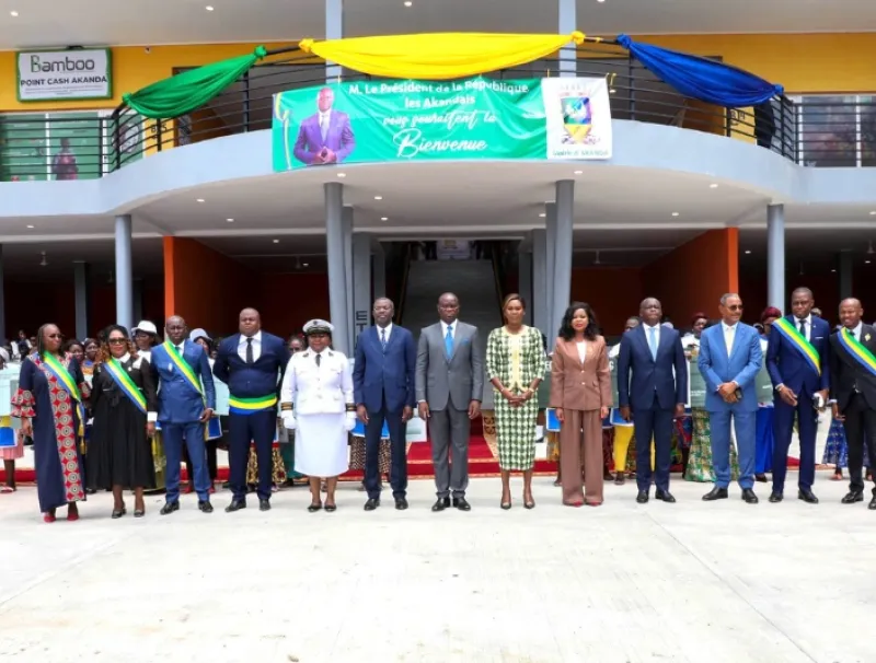 Le nouveau marché d’Akanda inauguré hier par le chef de l’Etat, Brice Clotaire Oligui Nguema.