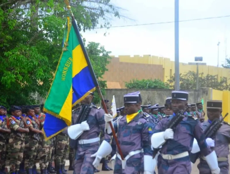 Commémoration de la 15e journée nationale du drapeau à Oyem