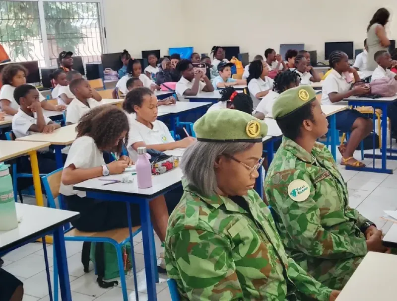 Une vue partielle de l’assistance au lancement du projet ‘’ Afane’’ au Lycée Henri-Sylvoz.