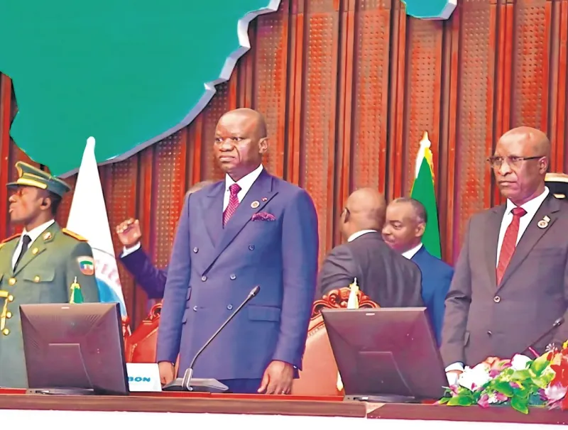 Le président Oligui Nguema à la cérémonie d'ouverture de la CEEAC à Malabo le 18 octobre 2024 © DR