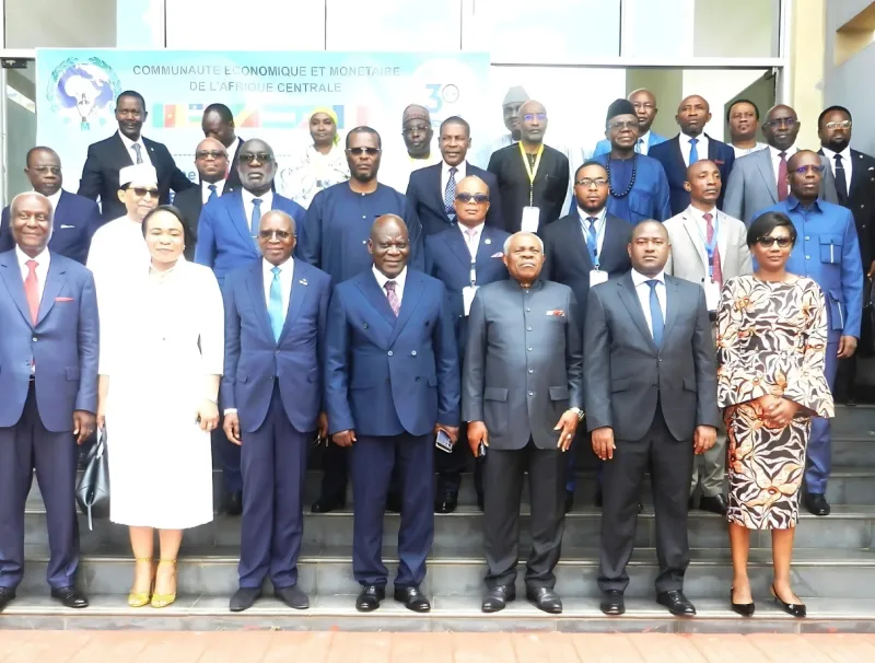 Les ministres du Budget de la CEMAC © DR