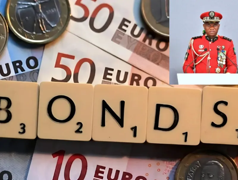 Le rachat de l'eurobond par le président de la transition, Brice Clotaire Oligui Nguema. © DR 