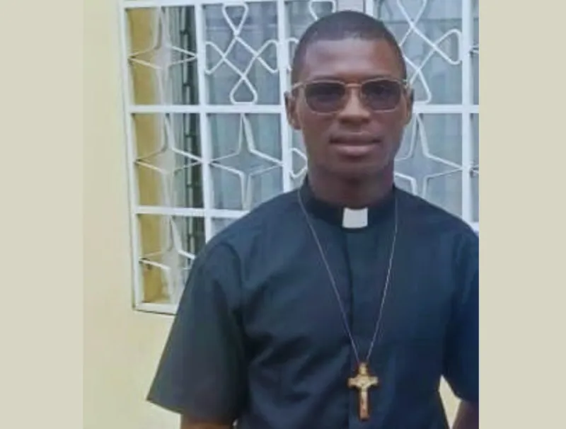 LePrêtre Christ Eddy Mombot Mbourou, porté disparu. © DR 