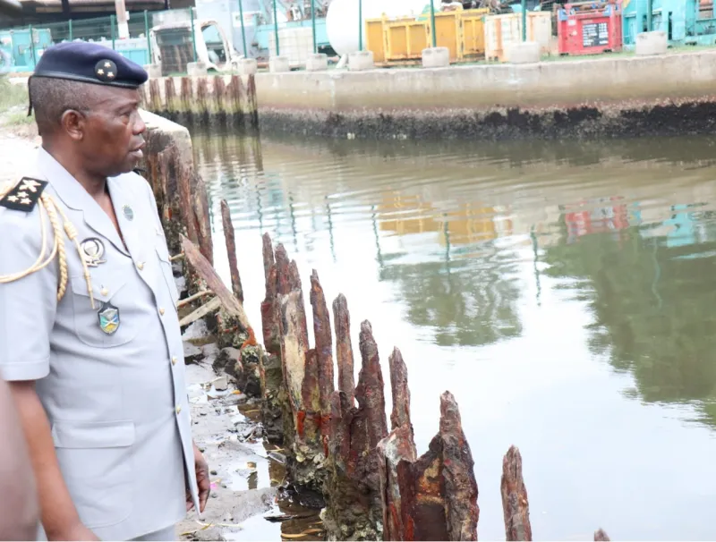 Flavien Nzengui Nzoundou durant son séjour à Port-Gentil, Octobre 2024 © DR