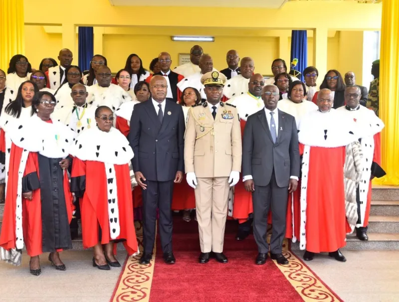 Photo de famille du dernier Conseil supérieur de la magistrature © DR