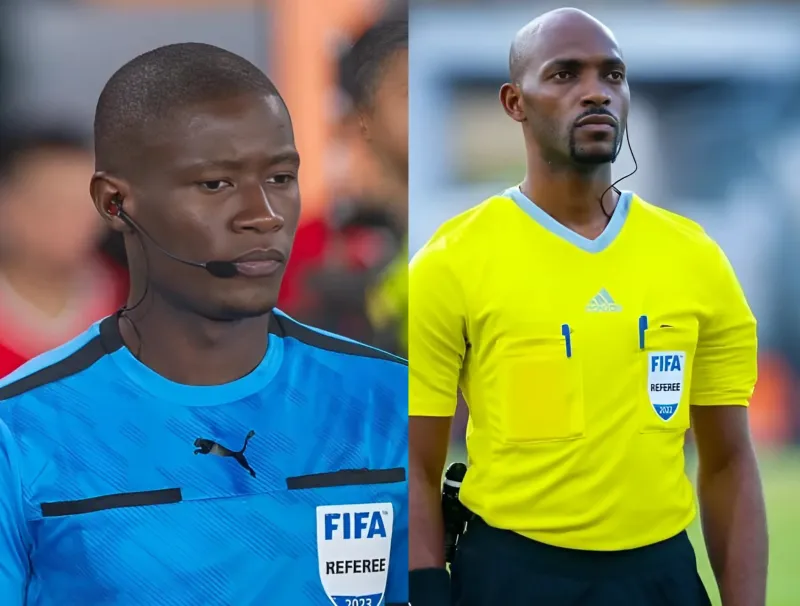 Arbitres gabonais selectionnés pour la FIFA. © DR 