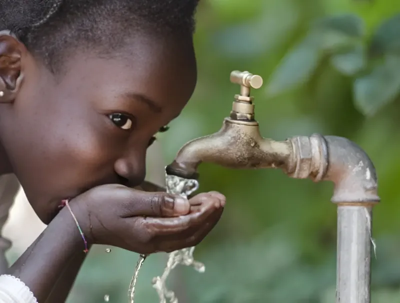 Droit humain à l'eau et à l'assainissement. © DR