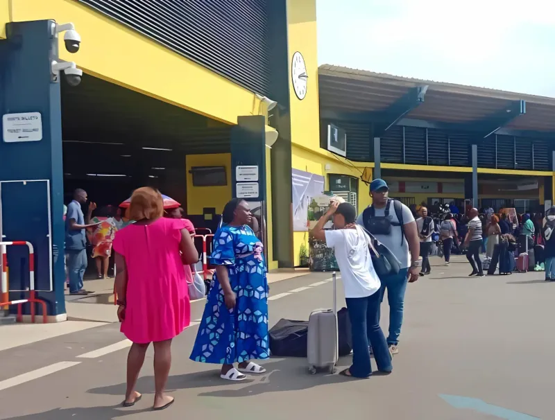 Le quai de la gare Setrag de Franceville. © DR 