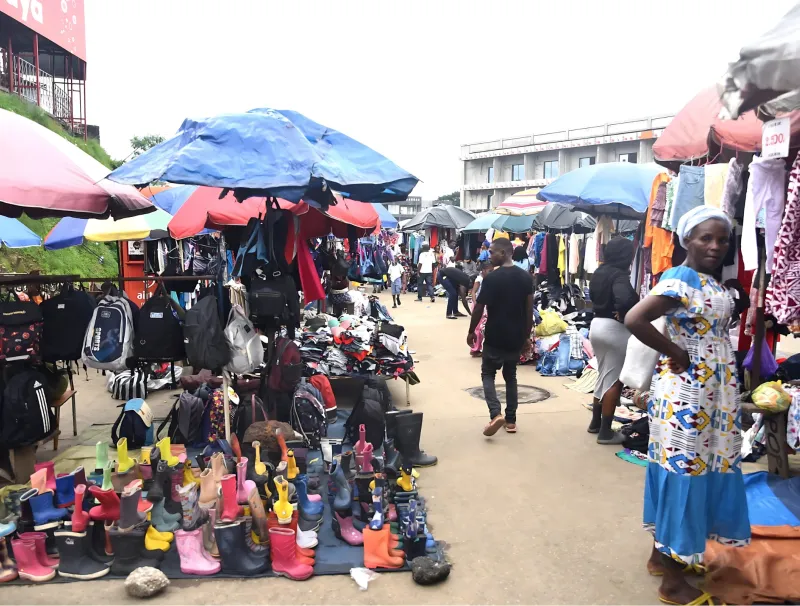 Marché de nzeng-ayong. © l'union