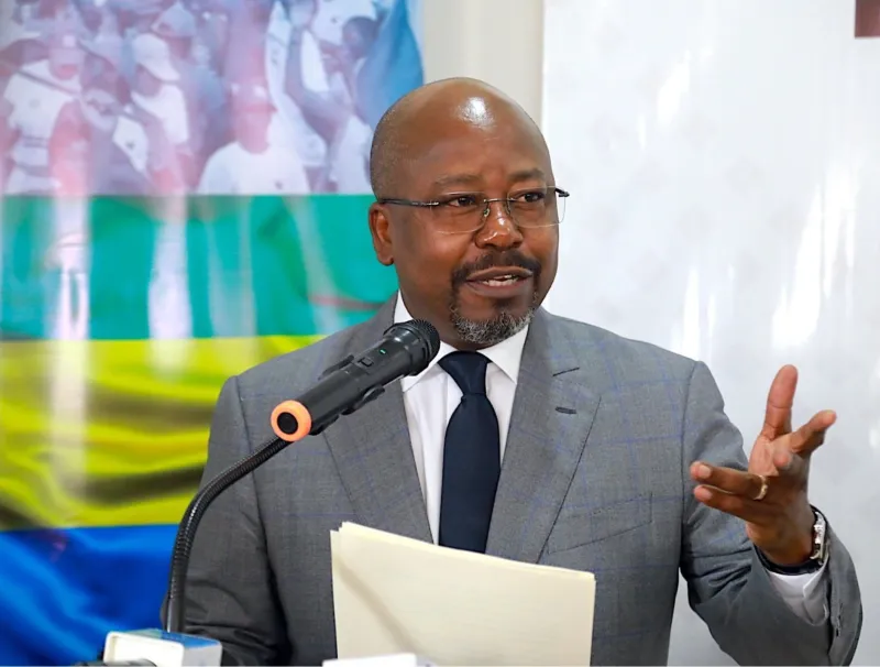 Alain-Claude Bilie- By-Nze, président de la plateforme "Ensemble pour le Gabon". © DR